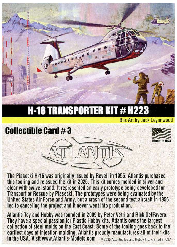 Atlantis #3 Piasecki H-16 card