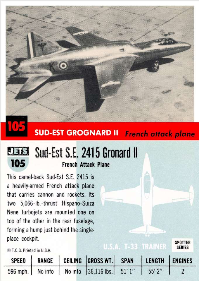105 Sud Est S.E.2415 Grognard II