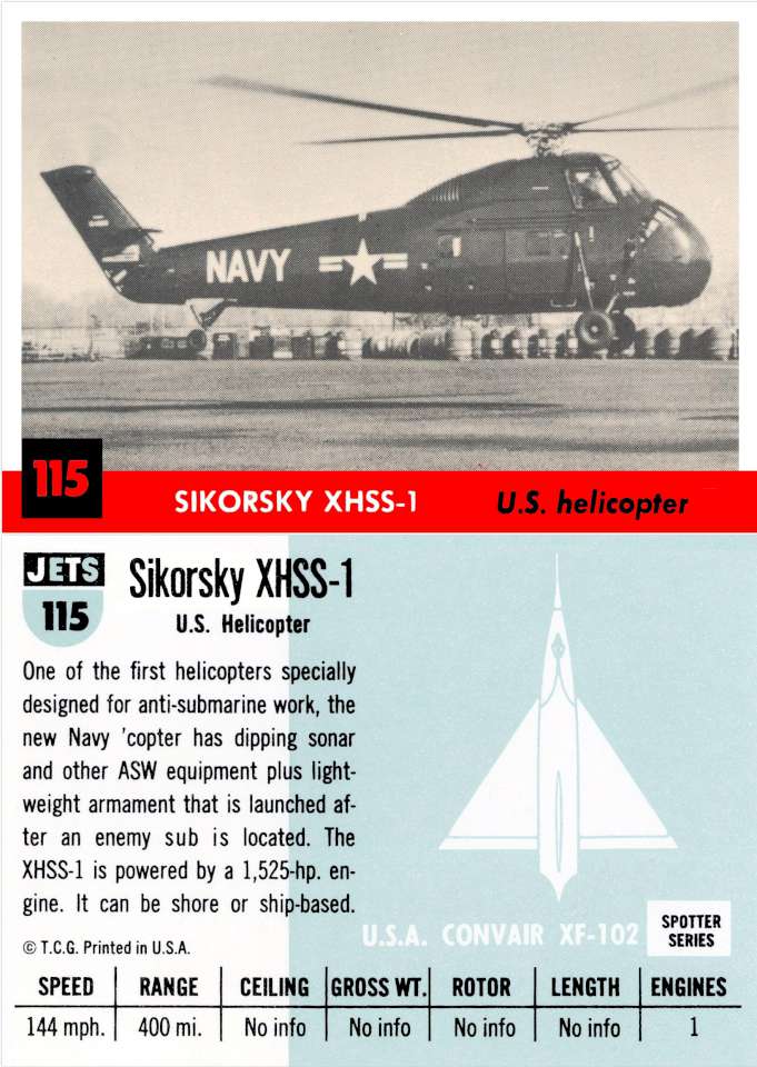 115 Sikorsky XHSS-1 Seabat
