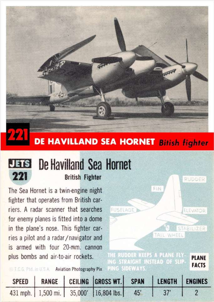 221 De Havilland DH.103 Sea Hornet