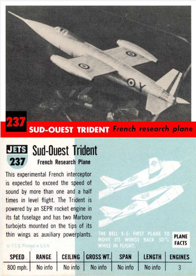 237 Sud-Ouest SO.9000 Trident