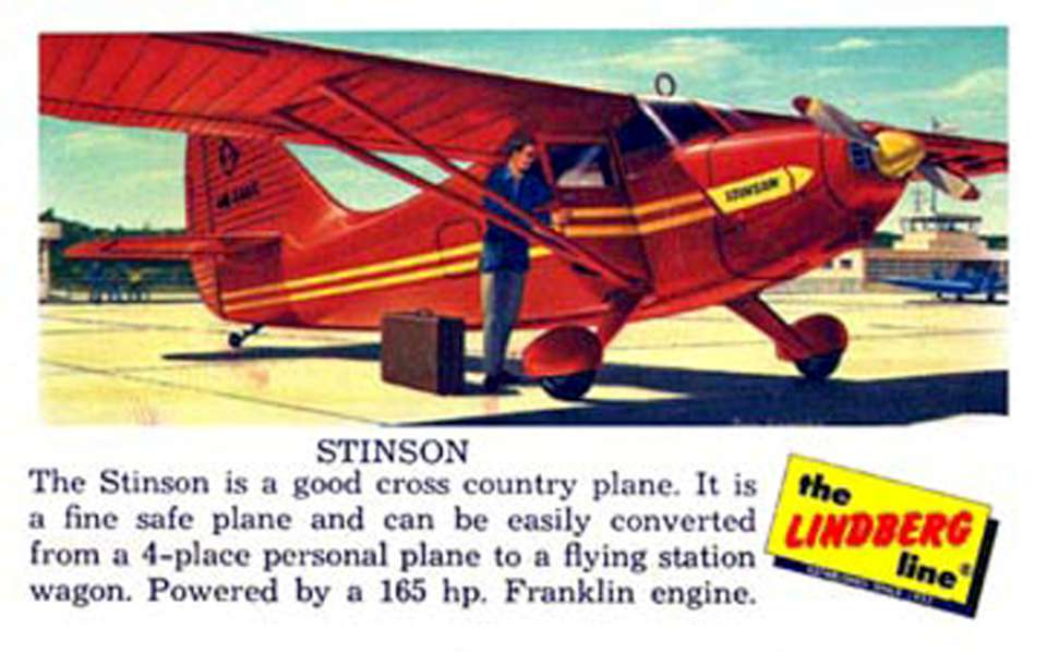 Lindberg Stinson Card