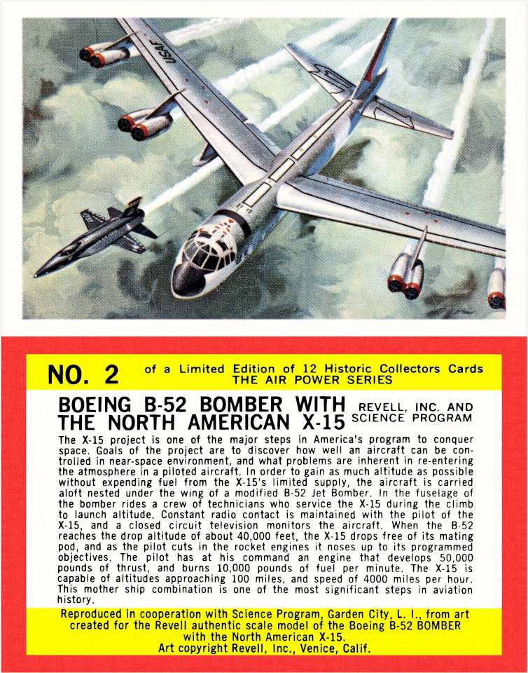 02 Boeing B-52 & NAA X-15