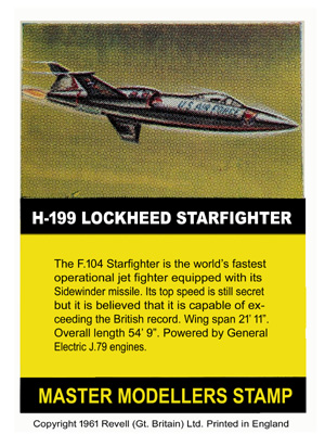 Lockheed F-104 MM stamp