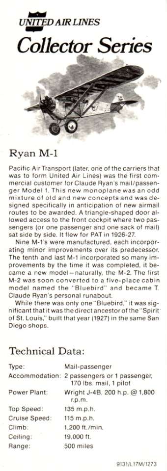 Ryan M-1 specs-960