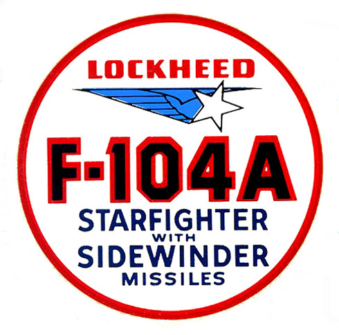 Lockheed F-104A & Sidewinders