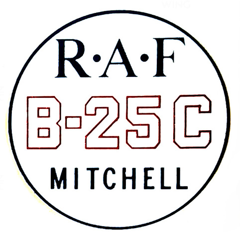 NAA B-25C Mitchell RAF
