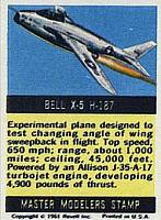 Bell X-5 MM stamp