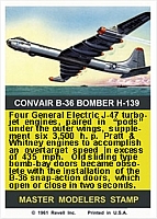 Convair B-36 stamp