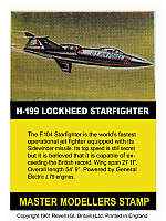 Lockheed F-104 MM stamp