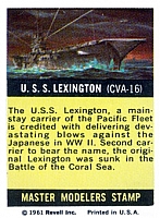USS Lexington stamp
