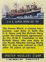 USS Aaron Ward mm stamp