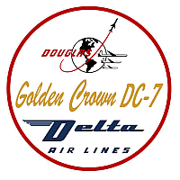Douglas DC-7 Delta Golden Crown