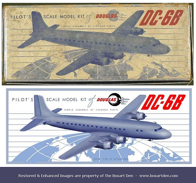 F.R. Pastorius Douglas  DC-6B "Before & After"