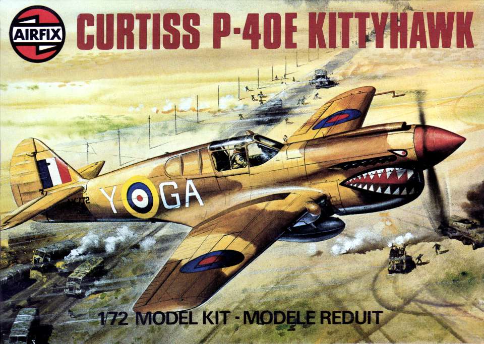 Airfix Curtiss P-40E Kittyhawk T5