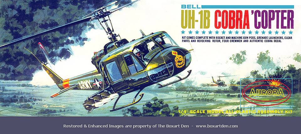 Aurora Bell UH-1B Cobra 'Copter