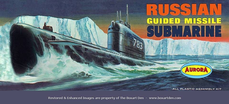 Aurora Russian Guided Missile Submarine '67 Box