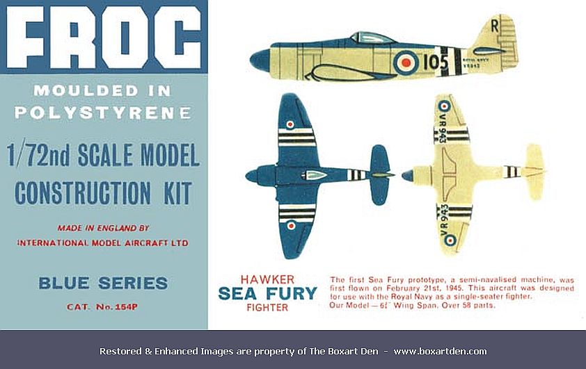 Frog Hawker Sea Fury Blue Series