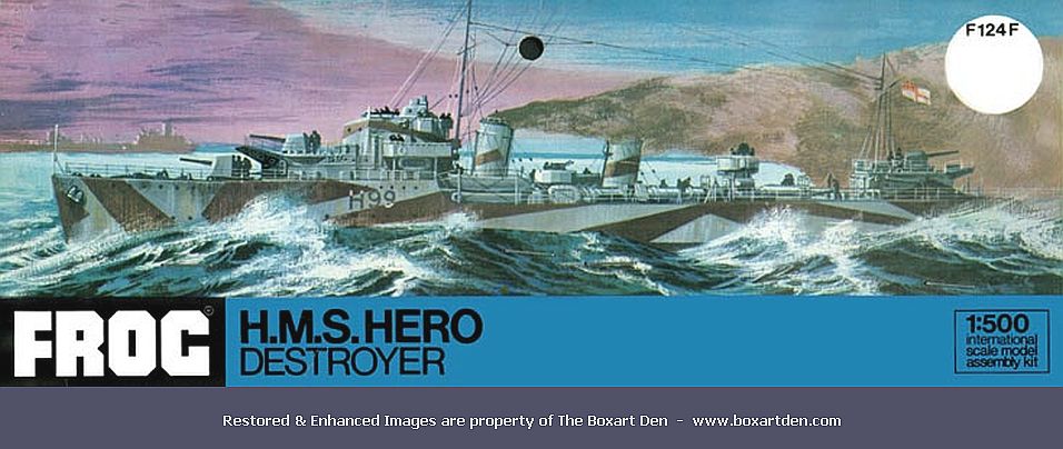 Frog HMS Hero Destroyer