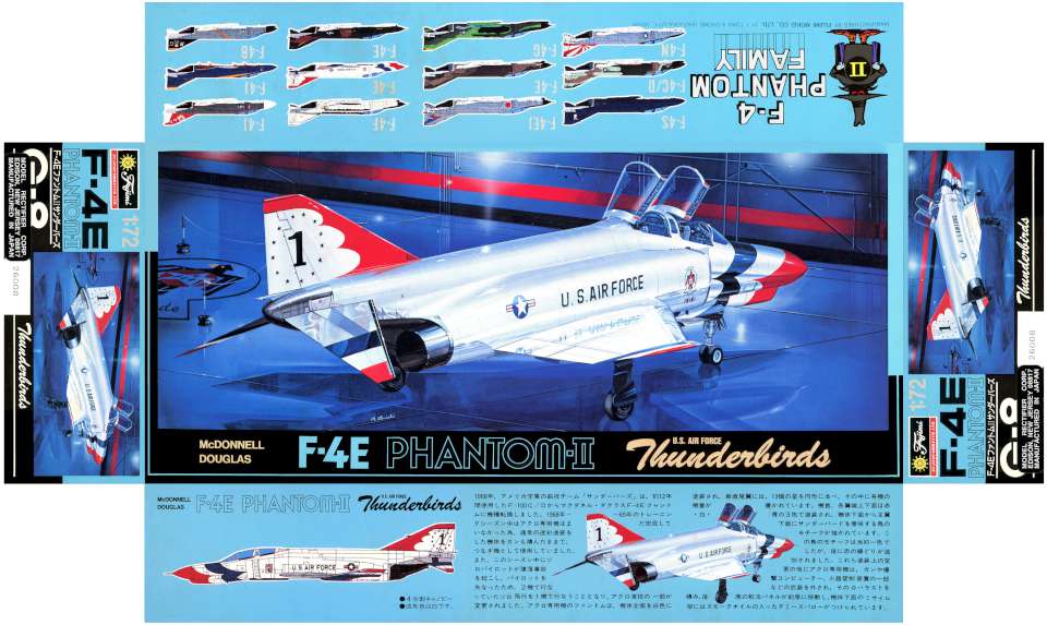 Fujimi MD F-4E Phantom II Thunderbirds 1985