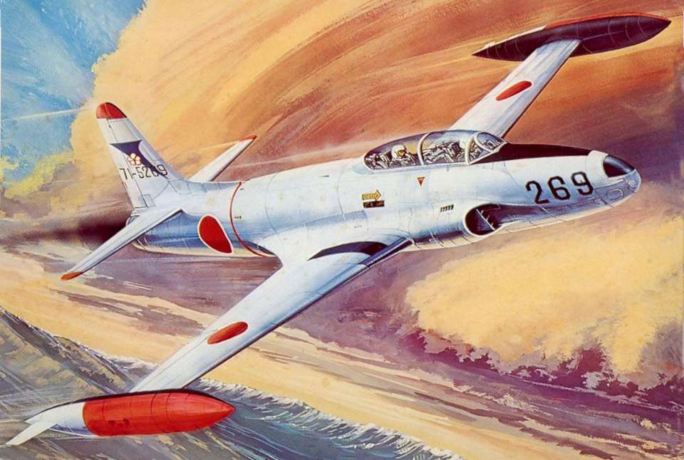 Hasegawa Lockheed T-33 boxart