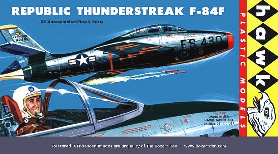 Hawk Republic F-84F Thunderstreak Late '50's