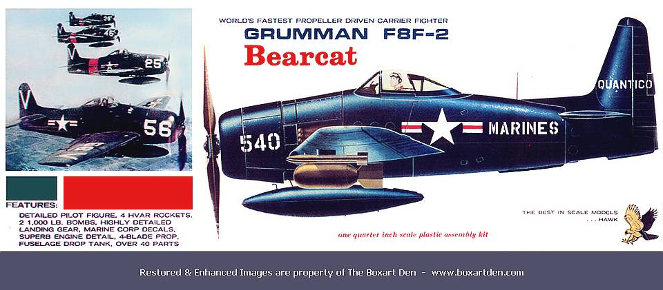 Hawk Grumman F8F-2 Bearcat WPB
