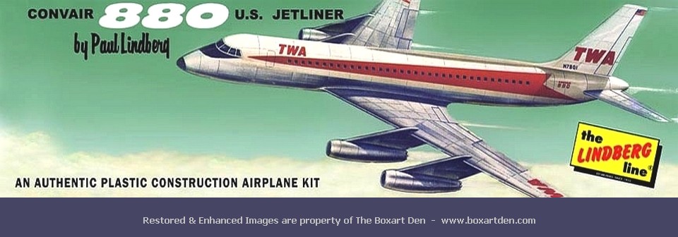 Lindberg Convair CV-880 TWA Cellovision