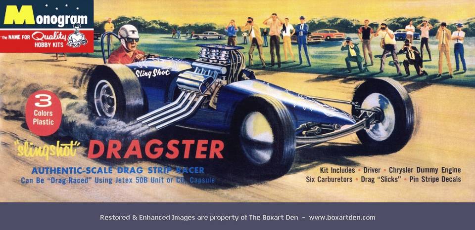 Monogram Slingshot Dragster 4 Star