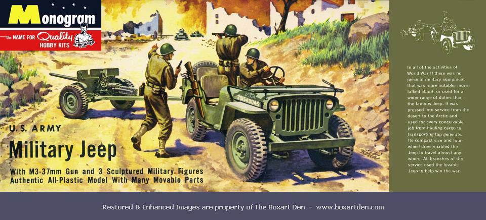 Monogram Army Jeep
