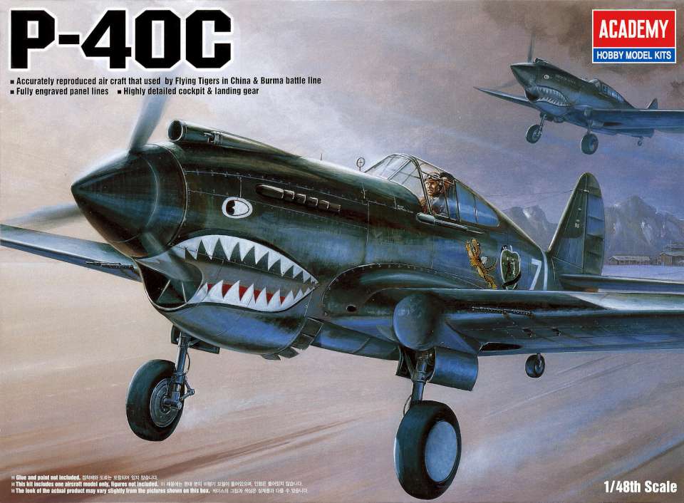 Academy Curtiss P-40C Tomahawk