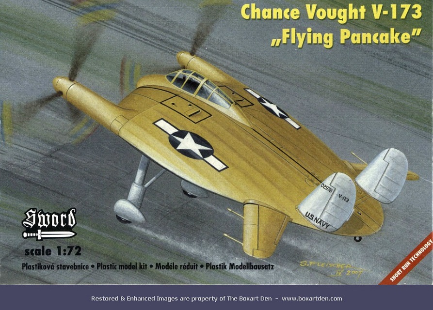Sword Chance Vought V-173 Flying Pancake