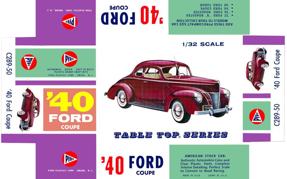 Pyro 1940 Ford Coupe wrap