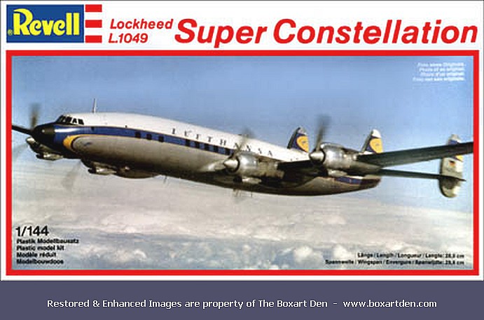 Revell Lockheed Constellation Lufthansa '90's Box