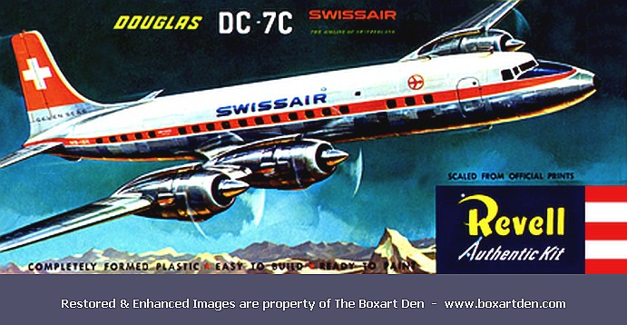 Revell Douglas DC-7C Swissair