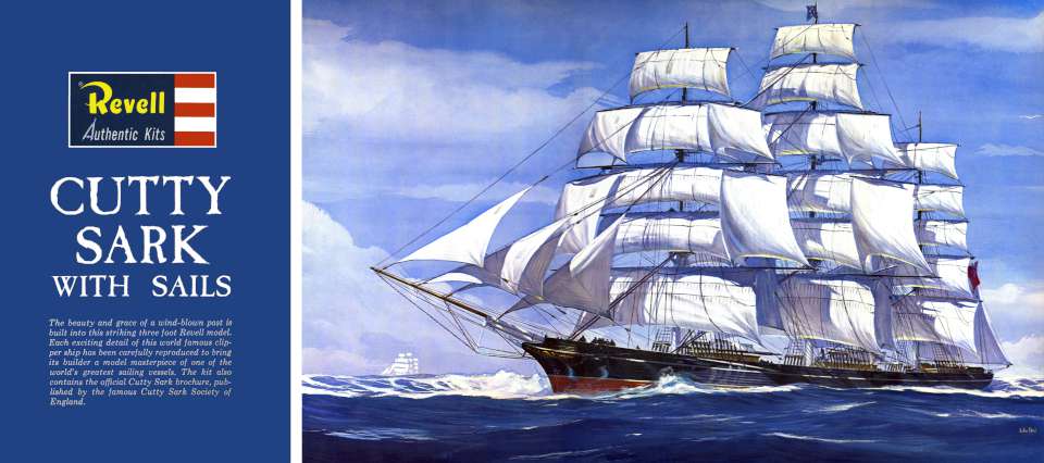 Revell Cutty Sark with sails