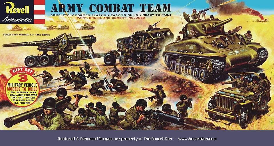 Revell Army Combat Team Gift Set S