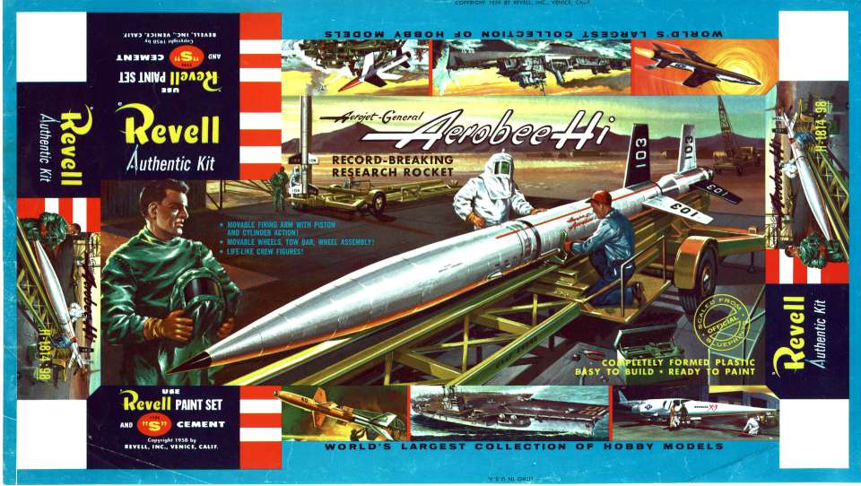 Revell Aerojet-General Aerobee-Hi S 1958