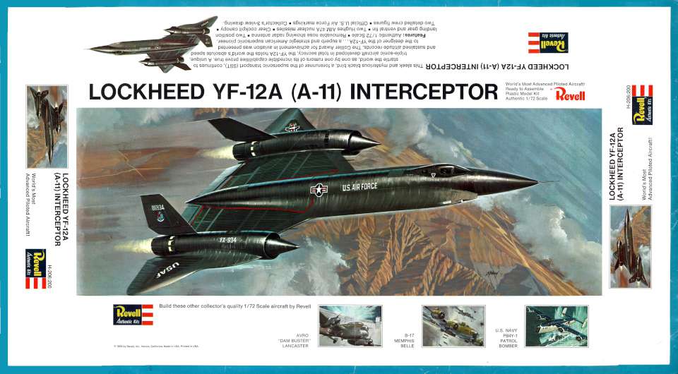 Revell Lockheed YF-12A 1966