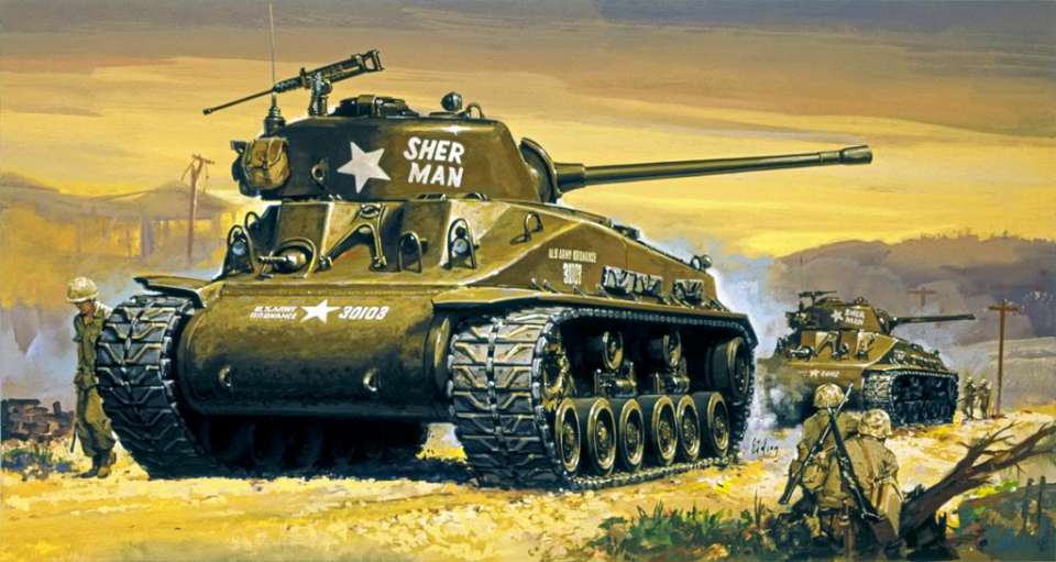 US Army M-4 Sherman Tank Rev-H522