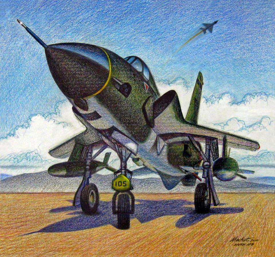 Republic F-105 Thunderchief by Mike Machat-960