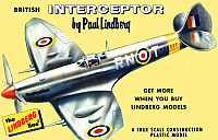 Lindberg Supermarine Spitfire British Interceptor