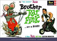 Revell Brother Rat Fink on a bike