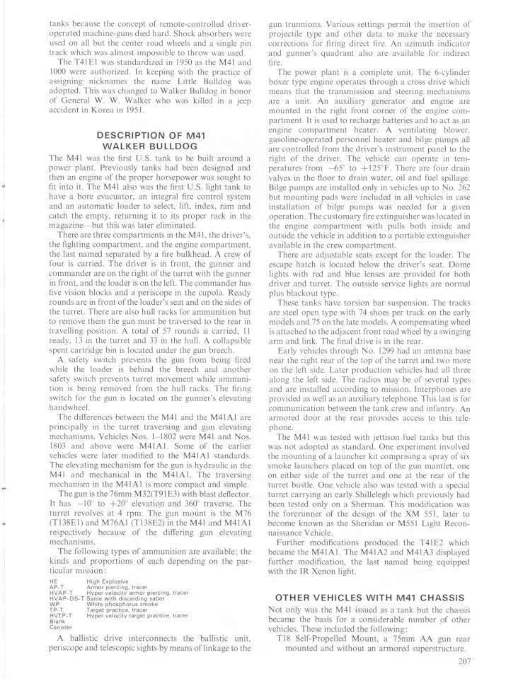 M103 Heavy Tank & M41 Light Tank 41 Page 21-960