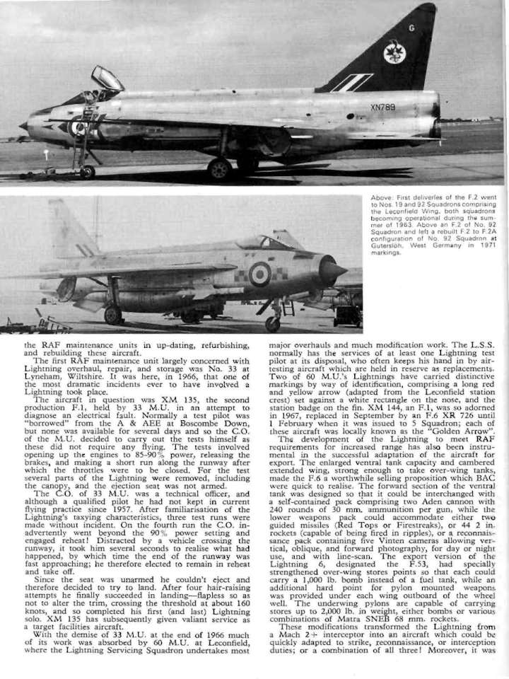 37 English Electric-BAC Lightning Page 14-960