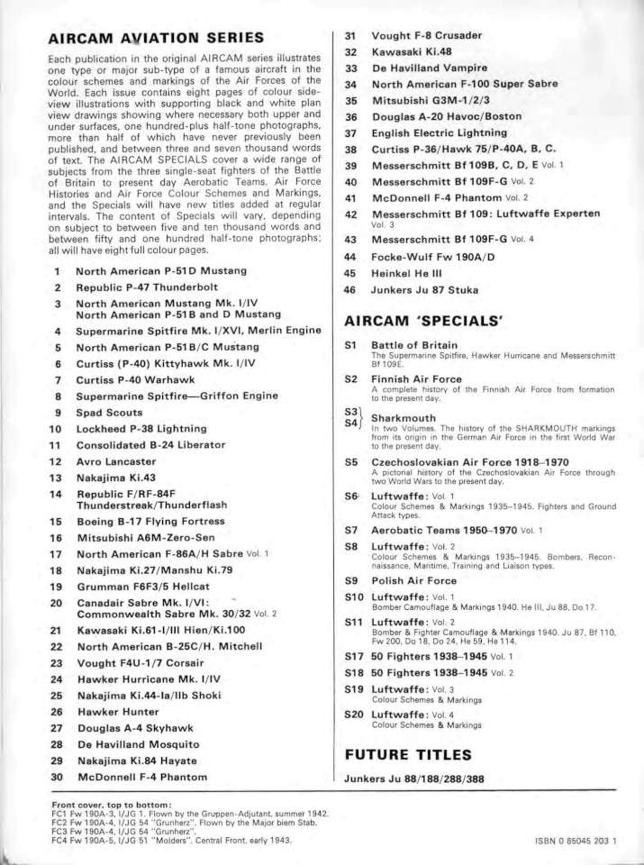 44 Focke Wulf Fw190 Page 52-960