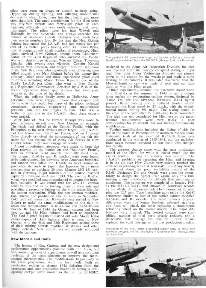 21 Kawasaki Ki-61 & Ki 100 Hien Page 09-960