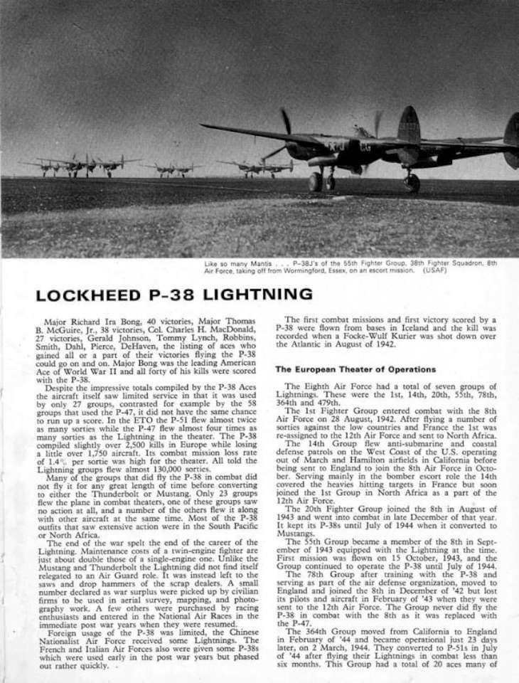 10 Lockheed P-38 Lightning Page 05-960