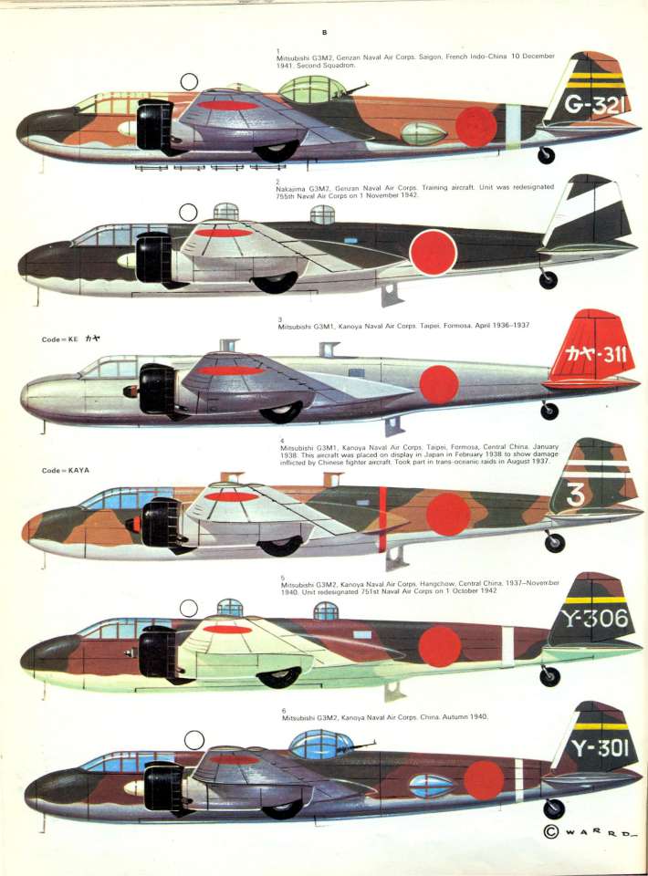 35 Mitsubishi-Nakajima G3M1 Kusho & L3Y1 Page 27-960
