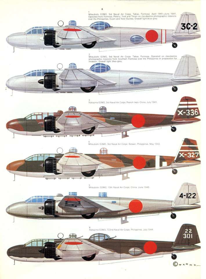 35 Mitsubishi-Nakajima G3M1 Kusho & L3Y1 Page 30-960